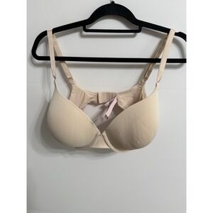 Victoria's Secret T-Shirt Push Up Full Coverage Tan Women's Size 36DDD Fast Ship